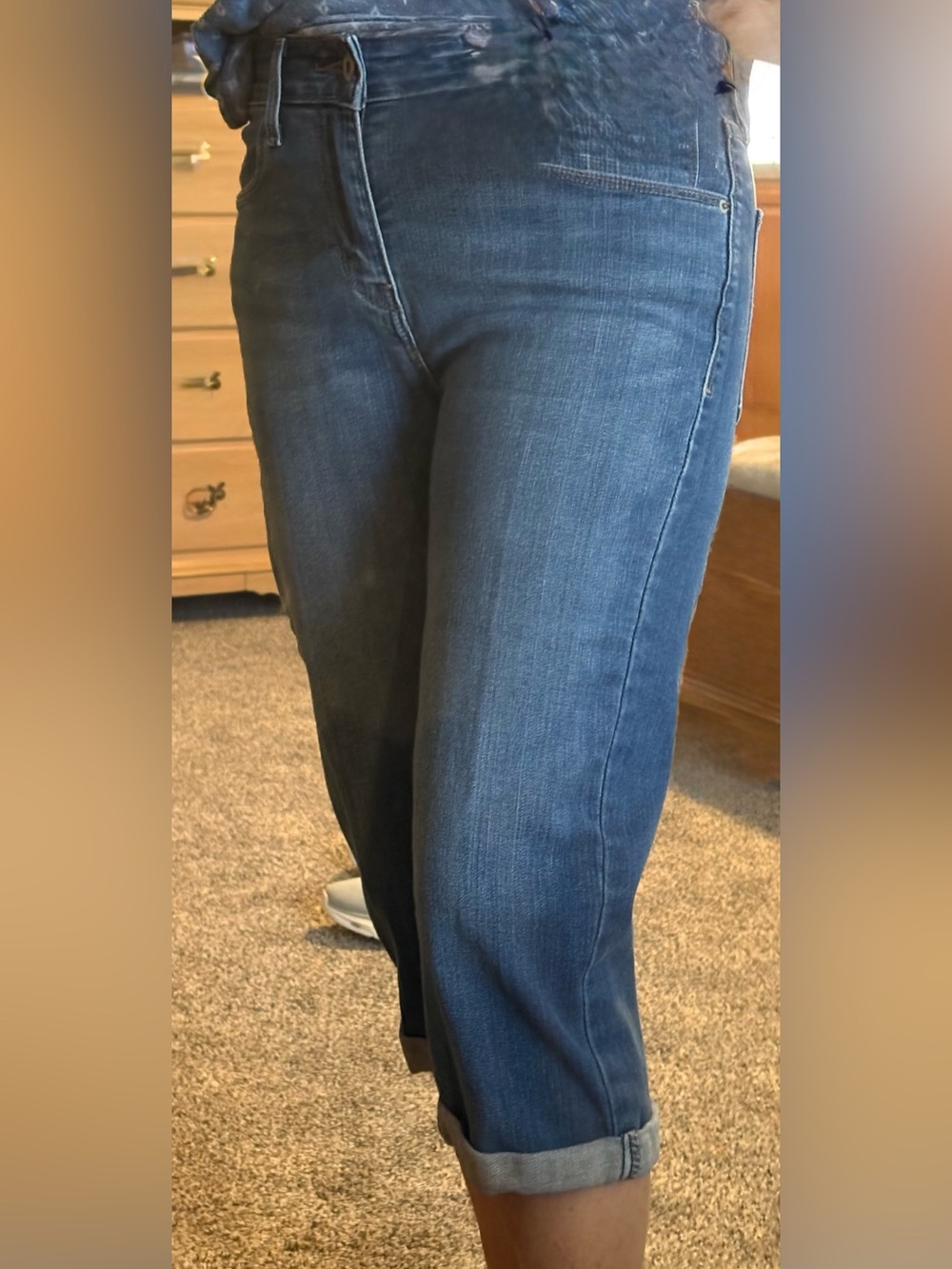 Levis Denim Boyfriend Capri Jean